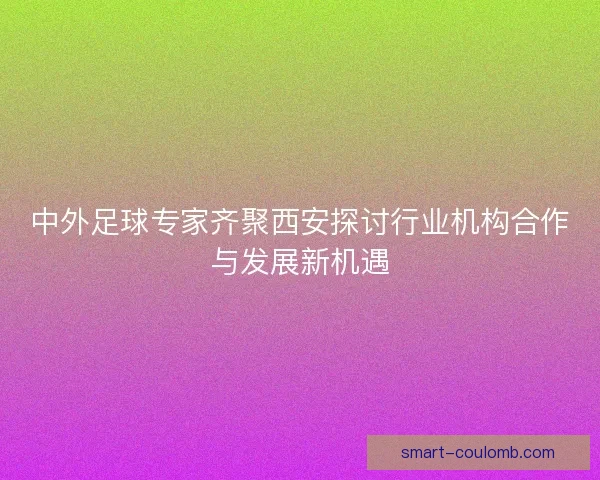 中外足球专家齐聚西安探讨行业机构合作与发展新机遇 中外足球专家齐聚西安探讨行业机构合作与发展新机遇